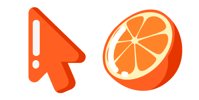 Minimal Orangecustom cursor pack