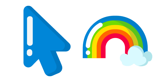 Minimal Rainbowcustom cursor pack