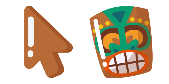 Minimal Tiki Maskcustom cursor pack