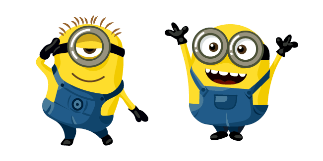 Minions Stuart and Bobcustom cursor pack