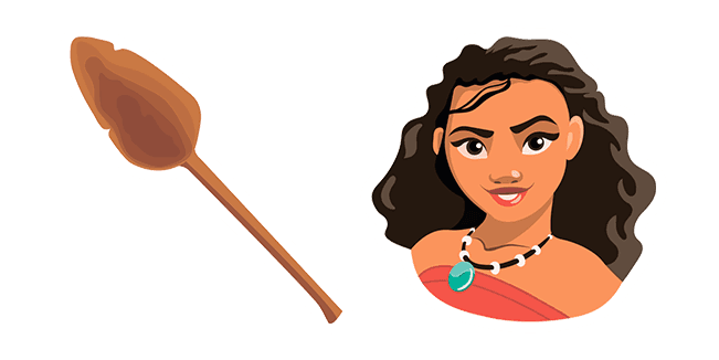 Moana and Oarcustom cursor pack