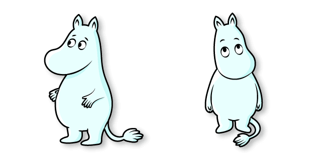 Moomin Moomintrollcustom cursor pack