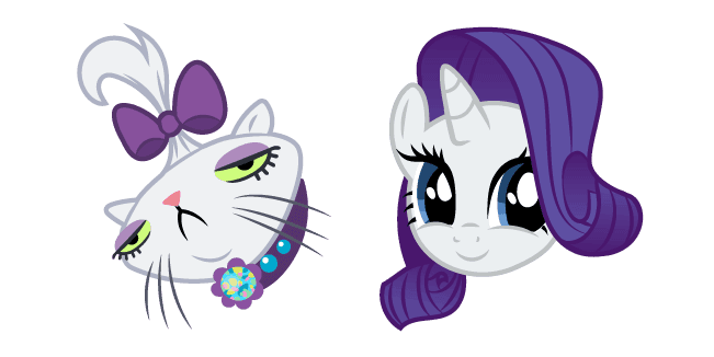 My Little Pony Opalescence and Raritycustom cursor pack