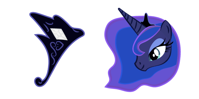 My Little Pony Princess Luna and Crowncustom cursor pack