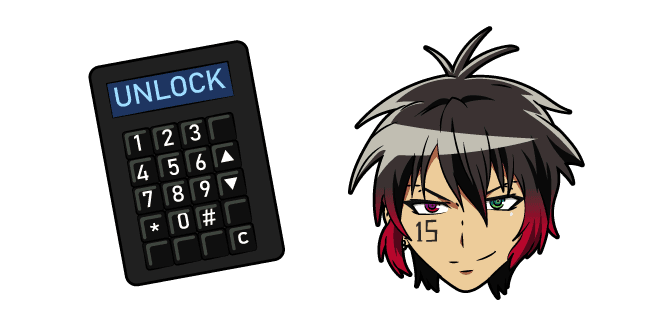 Nanbaka Jyugo and Lockcustom cursor pack