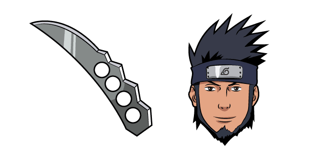 Naruto Asuma Sarutobi and Chakra Bladecustom cursor pack