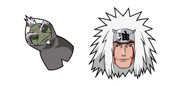 Naruto Jiraiya and Fukasakucustom cursor pack