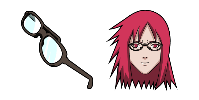 Naruto Karin and Glassescustom cursor pack