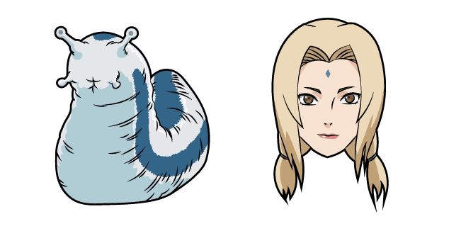 Naruto Tsunade and Katsuyucustom cursor pack