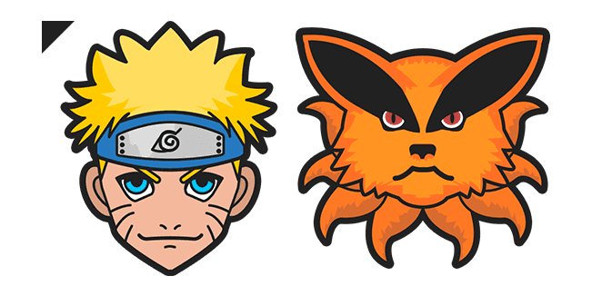 Naruto and Kuramacustom cursor pack