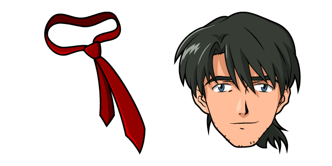 Neon Genesis Evangelion Kaji Ryoji and Tiecustom cursor pack