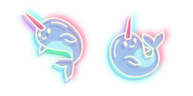 Neon Narwhalcustom cursor pack