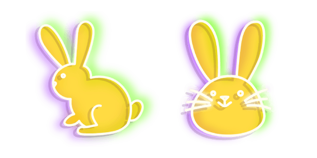 Neon Rabbitcustom cursor pack