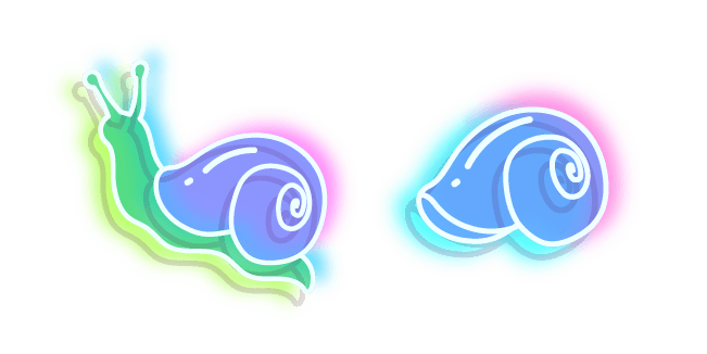 Neon Snailcustom cursor pack