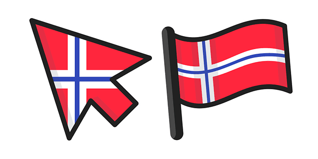 Norway Flagcustom cursor pack