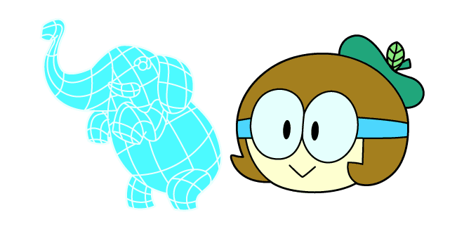 OK K.O.! Let's Be Heroes Dendy and Elephantcustom cursor pack