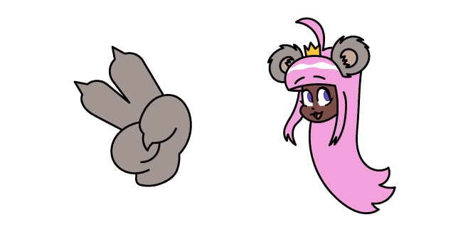 OK K.O.! Let's Be Heroes Koala Princesscustom cursor pack