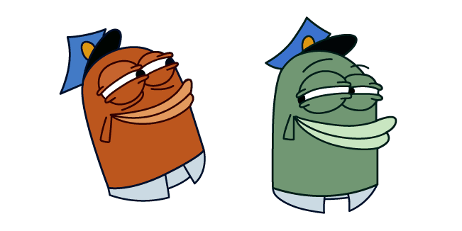 Officer Slugfish and Incidental 118custom cursor pack