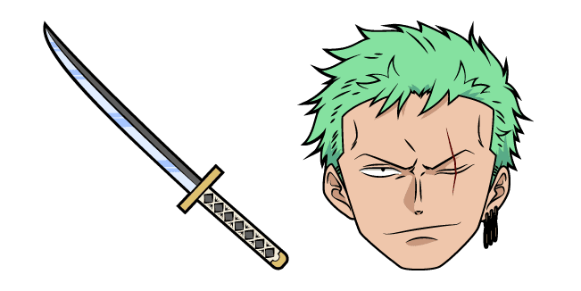 One Piece Roronoa Zoro and Swordcustom cursor pack