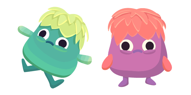 Ooblets Oogum and Gleamy Oogumcustom cursor pack