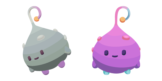 Ooblets Plob and Gleamy Plobcustom cursor pack