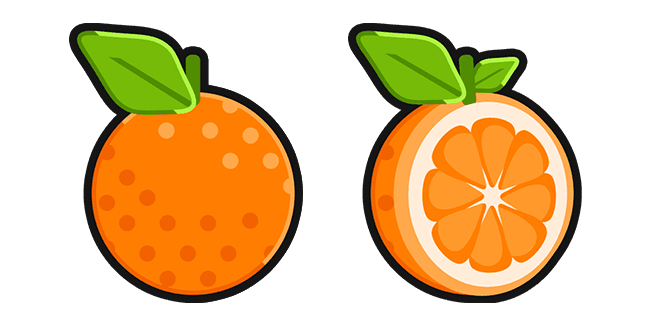 Orange Fruitcustom cursor pack