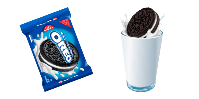 Oreo and Milkcustom cursor pack