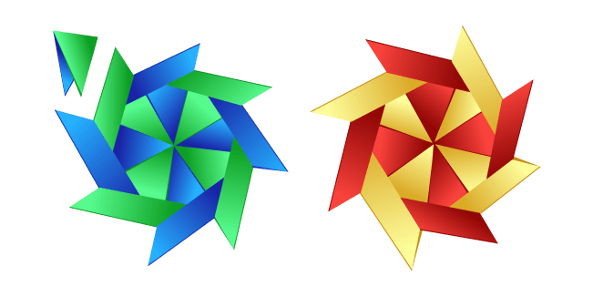 Origami Beyblade Toyscustom cursor pack