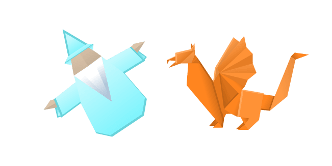 Origami Magician and Griffincustom cursor pack