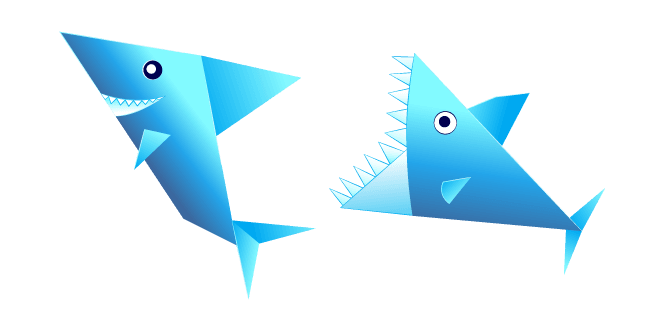 Origami Sharkscustom cursor pack