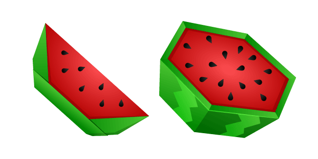 Origami Watermeloncustom cursor pack