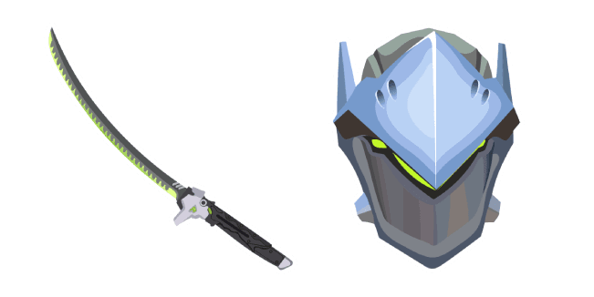 Overwatch 2 Genji Ryu Ichimonji Katanacustom cursor pack