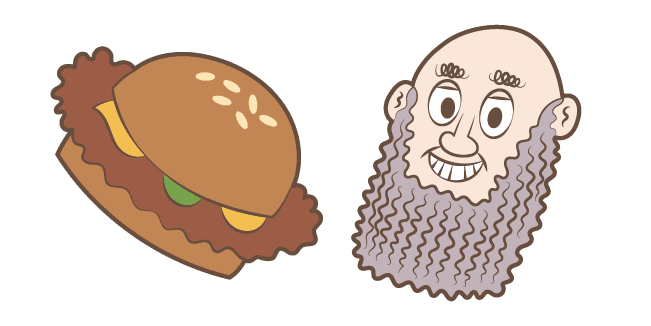 PaRappa the Rapper Beard Burger Mastercustom cursor pack