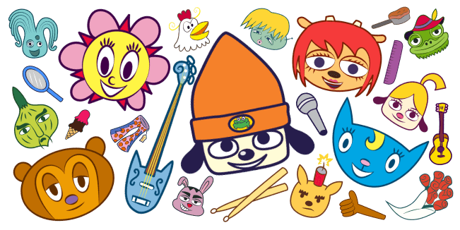 PaRappa the Rapper cursor collection