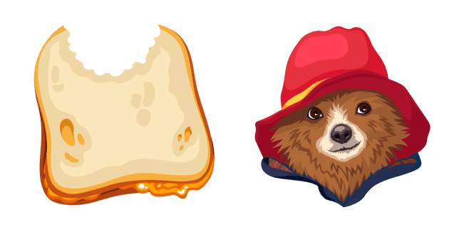 Paddington Bear and Sandwichcustom cursor pack