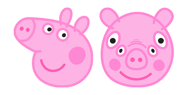 Peppa Pig Front Viewcustom cursor pack