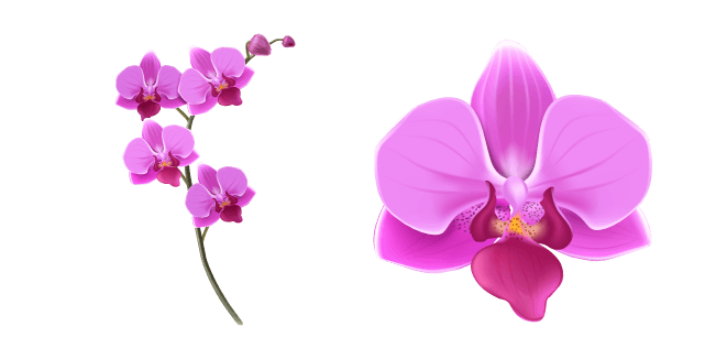 Pink Orchidcustom cursor pack