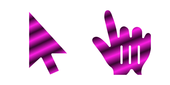 Pink Zebra Gradientcustom cursor pack