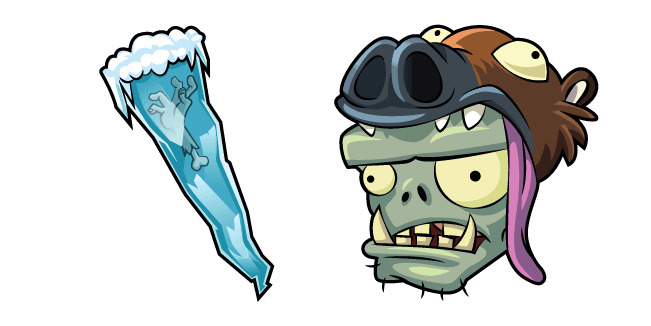 Plants Vs. Zombies Sloth Gargantuar and Iciclecustom cursor pack