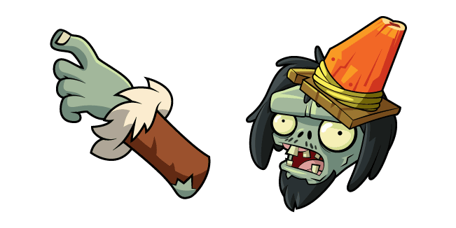 Plants vs. Zombies Conehead Zombiecustom cursor pack