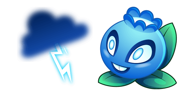 Plants vs. Zombies Electric Blueberrycustom cursor pack