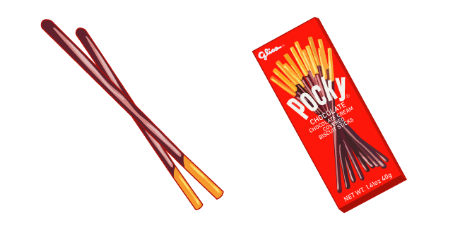 Pocky Chocolatecustom cursor pack