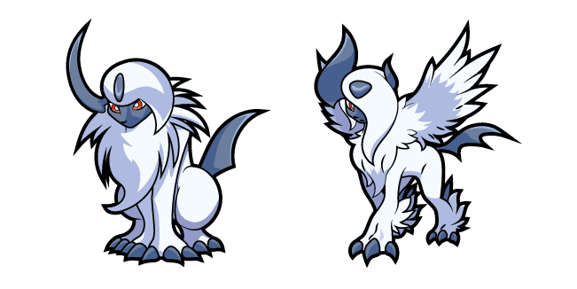 Pokemon Absol and Mega Absolcustom cursor pack