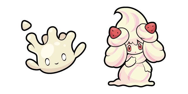 Pokemon Alcremie and Milcerycustom cursor pack