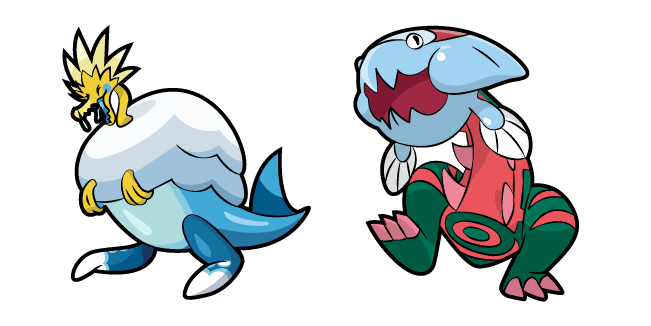 Pokemon Arctozolt and Dracovishcustom cursor pack