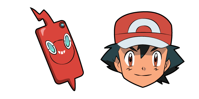 Pokemon Ash Ketchum Rotom Phonecustom cursor pack