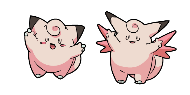 Pokemon Clefairy and Clefablecustom cursor pack