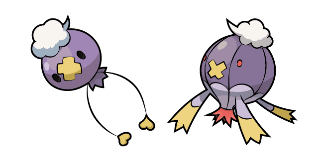 Pokemon Drifloon and Drifblimcustom cursor pack