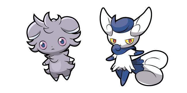 Pokemon Espurr and Meowsticcustom cursor pack