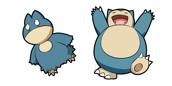 Pokemon Munchlax and Snorlaxcustom cursor pack